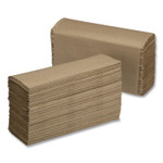 AbilityOne 8540002910389, SKILCRAFT, Multi-Fold Paper Towel, 1-Ply, 9.25 x 3, Natural, 250/Pack, 16 Packs/Box (NSN2910389) View Product Image