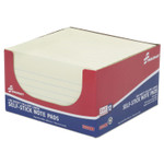 AbilityOne 7530013464849, SKILCRAFT Self-Stick Note Pad, Note Ruled, 3" x 5", Yellow, 100 Sheets/Pad, 12 Pads/Pack