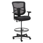 Alera Elusion Series Mesh Stool, Supports Up to 275 lb, 22.6" to 31.6" Seat Height, Black (ALEEL4614) View Product Image