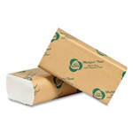 Eco Green Recycled Multifold Paper Towels, 1-Ply, 9.5 x 9.5, White, 250/Pack, 16 Packs/Carton (APAEW416) View Product Image