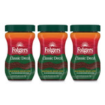 Folgers Instant Coffee Crystals, Classic Decaf, 8 oz