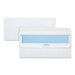Quality Park Redi-Seal Security-Tint Envelope, #10, Commercial Flap, Redi-Seal Adhesive Closure, 4.13 x 9.5, White, 500/Box