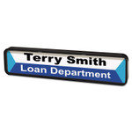 Advantus DIY Sign, Plastic, 9.38 x 2, Black