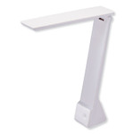 Bostitch Konnect Rechargeable Folding LED Desk Lamp, 2.52w x 2.13d x 11.02h, Gray/White