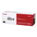 Canon 3017C001 (055H) High-Yield Toner, 5,900 Page-Yield, Yellow View Product Image