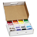 Prang Washable Marker School Pack, Broad Bullet Tip, Assorted Colors, 200/Carton (DIX80613) View Product Image