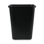 Boardwalk Soft-Sided Wastebasket, 41 qt, Plastic, Black (BWK41QTWBBLA) View Product Image