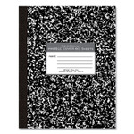 Roaring Spring Marble Cover Composition Book, Wide/Legal Rule, Black Marble Cover, (60) 10 x 8 Sheets