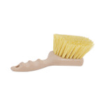 Boardwalk Utility Brush, Cream Polypropylene Bristles, 5.5 Brush, 3" Tan Plastic Handle (BWK4308) View Product Image