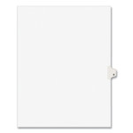 Avery Preprinted Legal Exhibit Side Tab Index Dividers, Avery Style, 26-Tab, O, 11 x 8.5, White, 25/Pack, (1415) View Product Image