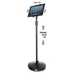 Kantek Floor Stand for iPad and Other Tablets, Black (KTKTS890) View Product Image