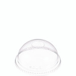 SOLO Dome-Top Cold Cup Lids, Fits 16 oz Cold Cups, Plastic, Clear, 1,000/Carton