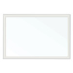 U Brands Magnetic Dry Erase Board with Decor Frame, 30 x 20, White Surface, White Wood Frame (UBR2071U0001) View Product Image