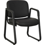Lorell Black Leather Guest Chair (LLR84577)