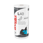 WypAll L40 Towels, Small Roll, 10.4 x 11, White, 70/Roll, 24 Rolls/Carton