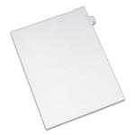 Avery Preprinted Legal Exhibit Side Tab Index Dividers, Allstate Style, 26-Tab, D, 11 x 8.5, White, 25/Pack (AVE82166) View Product Image