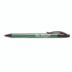 AbilityOne 7520015789305, SKILCRAFT Bio-Write Ballpoint Pen, Retractable, Medium 1 mm, Black Ink, Green Barrel, Dozen