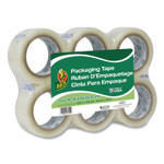 Duck Commercial Grade Packaging Tape, 3" Core, 1.88" x 109 yds, Clear, 6/Pack