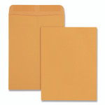 Quality Park Catalog Envelope, 28 lb Bond Weight Kraft, #10 1/2, Square Flap, Gummed Closure, 9 x 12, Brown Kraft, 100/Box QUA41467