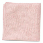 Rubbermaid Commercial Microfiber Cleaning Cloths, 16 x 16, Pink, 24/Pack RCP1820581