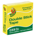 Duck Permanent Double-Stick Tape, 1" Core, 0.5" x 75 ft, Clear (DUC1081698) View Product Image