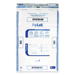 TripLOK Deposit Bag, Plastic, 12 x 16, Clear, 100/Pack