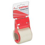 AbilityOne 7510016758745, SKILCRAFT Shipping Packaging Tape with Dispenser, 1.5" Core, 1.88" x 22 yds, Clear