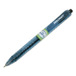 AbilityOne 7520016827164 SKILCRAFT Recycled Water Bottle Ballpoint Pen, Retractable, Medium 0.7 mm, Black Ink, Clear Barrel, Dozen (NSN6827164) View Product Image