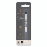 Parker Refill for Parker Ballpoint Pens, Fine Conical Tip, Black Ink