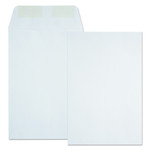 Quality Park Catalog Envelope, 24 lb Bond Weight Paper, #1, Square Flap, Gummed Closure, 6 x 9, White, 500/Box