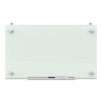 Quartet Infinity Magnetic Glass Dry Erase Cubicle Board, 30 x 18, White Surface (QRTPDEC1830) View Product Image