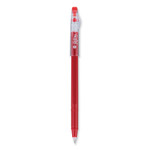 Pilot FriXion ColorSticks Erasable Gel Pen, Clipless Stick, Fine 0.7 mm, Red Ink, Red Barrel, Dozen (PIL32467) View Product Image