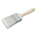 AbilityOne 8020015964245 SKILCRAFT Synthetic Filament Paint Brush, 0.56" Wide, Flat Profile, Hardwood Handle (NSN5964245) View Product Image