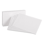 Oxford Unruled Index Cards, 4 x 6, White, 100/Pack OXF40 (OXF40) View Product Image