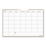 AT-A-GLANCE WallMates Self-Adhesive Dry Erase Monthly Planning Surfaces, 36 x 24, White/Gray/Orange Sheets, Undated (AAGAW602028) View Product Image