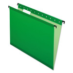 Pendaflex SureHook Hanging Folders, Letter Size, 1/5-Cut Tabs, Bright Green, 20/Box (PFX615215BGR) View Product Image