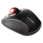 Kensington Orbit Wireless Mobile Trackball, 2.4 GHz Frequency/30 ft Wireless Range, Left/Right Hand Use, Black/Red View Product Image