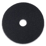 Boardwalk Stripping Floor Pads, 12" Diameter, Black, 5/Carton Product Image 