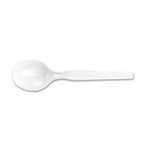 Dixie Plastic Cutlery, Heavy Mediumweight Soup Spoon, 1,000/Carton (DXESM207CT) View Product Image