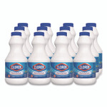 Clorox Concentrated Regular Disinfecting Bleach, 24 oz Bottle, 12/Carton