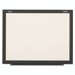 AbilityOne 7110016511293, SKILCRAFT Non-Magnetic Melamine Dry Erase Board, 24" x 18", White Surface, Black Aluminum Frame