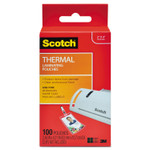 Scotch Laminating Pouches, 5 mil, 2.25" x 4.25", Gloss Clear, 100/Pack
