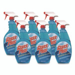 Glass Plus Glass Cleaner, 32 oz Spray Bottle, 12/Carton