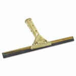 Unger Golden Clip Brass Squeegees, 12" Wide Blade, 4.5" Handle