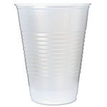 Fabri-Kal RK Ribbed Cold Drink Cups, 16 oz, Translucent, 50/Sleeve, 20 Sleeves/Carton View Product Image