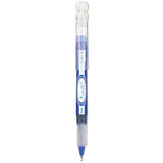 Pentel Finito! Porous Point Pen, Stick, Extra-Fine 0.4 mm, Blue Ink, Blue/Silver/Clear Barrel