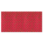 Pacon Fadeless Designs Bulletin Board Paper, Brick, 50 ft x 48", Red/White