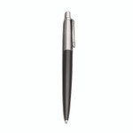 Parker Jotter Bond Street Ballpoint Pen, Retractable, Medium 1 mm, Blue Ink, Black/Chrome Barrel
