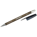 AbilityOne 7520013576844 SKILCRAFT Rubberized Refillable Ballpoint Pen, Stick, Medium 1 mm, Black Ink, Black Barrel, Dozen (NSN3576844) View Product Image