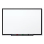 Quartet Classic Series Total Erase Dry Erase Boards, 48" x 36", White Surface, Black Aluminum Frame